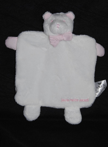 Doudou plat ours blanc - doudou,