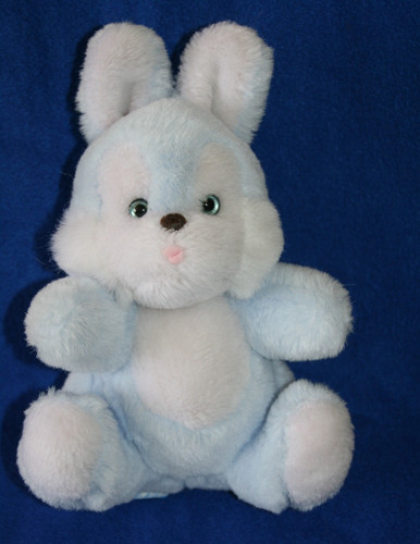 Nounours doudou peluche lapin - doudou,